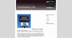Desktop Screenshot of frametopeka.com